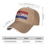 Flag of Croatia with Polygon Effect Baseball Cap Women Men Hats Adjustable Truck Driver Sun Hat Dad Baseball Caps